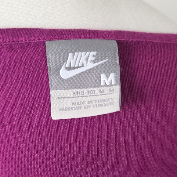 Vintage Nike Sportswear Magenta Top – Women’s Medium (Made in Turkey) - Picture 6 of 10